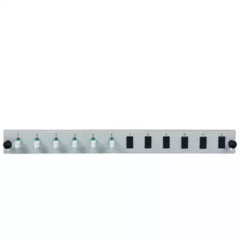 Plākšņu paneļa piederums EFB Elektronik SB-FP-6SC-S-OS2 — 1U statīva stiprinājums, 432×13×43,5 mm, pelēks