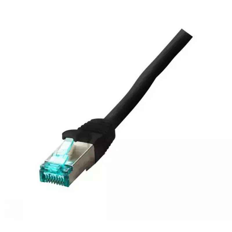Tīkla kabelis EFB Elektronik MK6001W.0,5B 0.5m Cat6a S/FTP Melns
