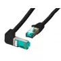 Tīkla kabelis EFB Elektronik MK6001W.0,5B 0.5m Cat6a S/FTP Melns
