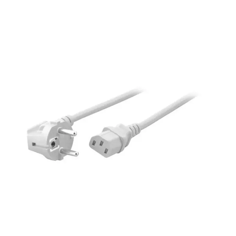 Strāvas kabelis EFB Elektronik EK588WS.3V2 — 3 m, Type F spraudnis līdz C13 savienotājam, 250 V 10 A, balts