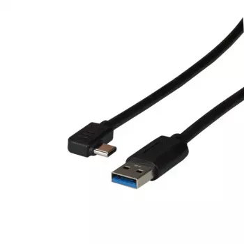 USB A uz USB C kabelis EFB Elektronik EBUSBC-USBC5GAK.1 — 1 m, USB 3.2 Gen 1 (5 Gbit/s), melns