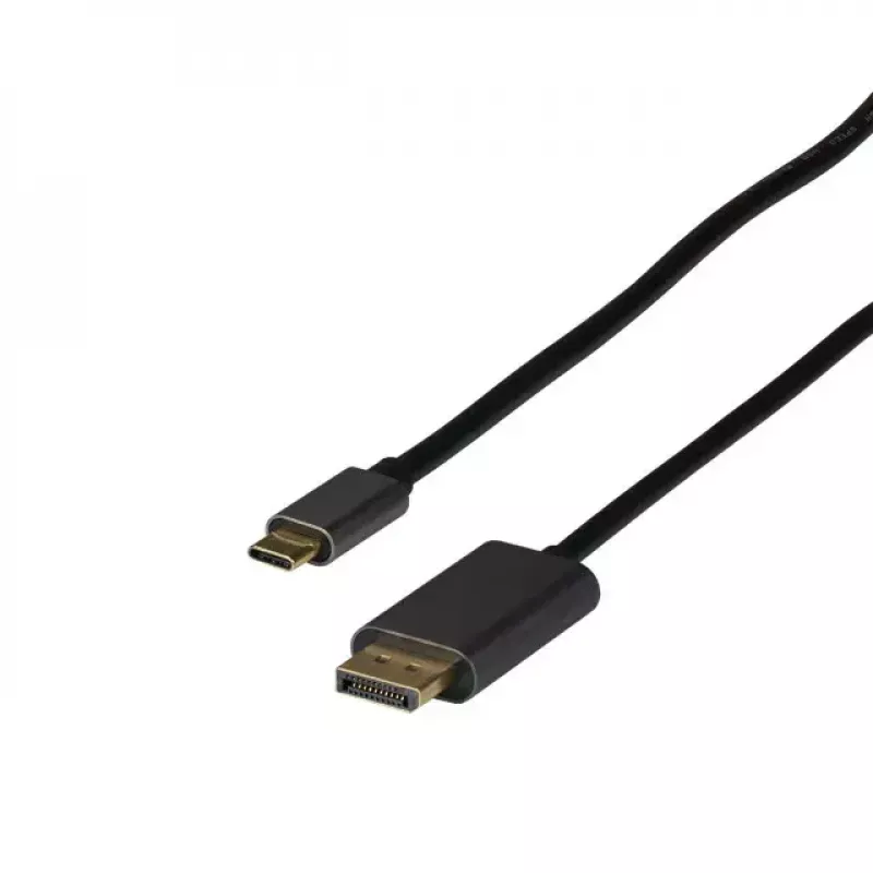 EFB Elektronik EBUSBC-DP12K.2 video kabeļa adapteris 2 m USB Type-C DisplayPort Melns