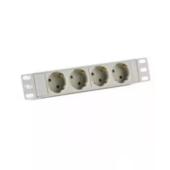Barošanas pagarinātājs EFB Elektronik EK631DE.10GR 2m 4 maiņstrāvas rozetes Iekštelpām Pelēks