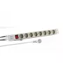 Strāvas pagarinātājs EFB Elektronik EK631DE.2GR — 2 m kabelis, 8 CEE maiņstrāvas rozetes, iekštelpām, pelēks