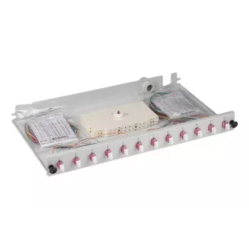 Plāksteru panelis EFB Elektronik B71901L48OM4 1U LC OM4 pelēks