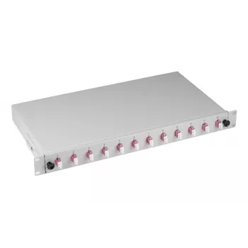Plāksteru panelis EFB Elektronik B71901L48OM4 1U LC OM4 pelēks