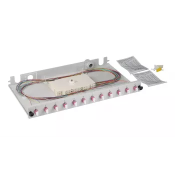 Patch panel EFB Elektronik BA71901L12OM4 1U LC OM4 pelēka