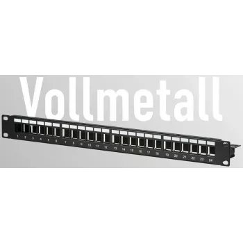 Patch panel EFB Elektronik EC020100002 19 collu 1U 24 portu
