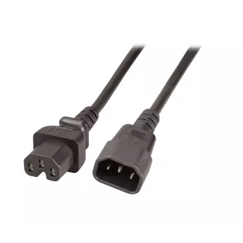 Strāvas kabelis EFB Elektronik EK585.2V2 2 m IEC C14 IEC C15 250 V 10 A