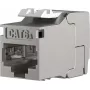 EFB Elektronik RJ45 Keystone Slimline/Shortbody Cat.6A, ekranēts, 29,2 mm, bezinstrumentu montāža