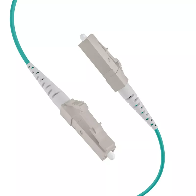 Optiskās šķiedras kabelis EFB Elektronik O8303S10OM3 4x LC OM3 10 m Akva, Bēšs, Melns