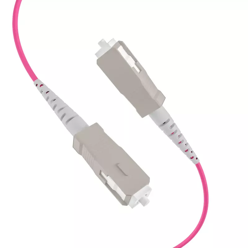 Optiskās šķiedras kabelis EFB Elektronik O8301S10OM4 4x SC OM4 10 m Bēša Melna fuksīna