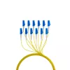 Optiskās šķiedras kabelis EFB Elektronik O8342S10OS2 12x LC OS2 10 m Melns Zils Dzeltens