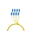Optiskās šķiedras kabelis EFB Elektronik O8321S10OS2 8x SC OS2 10 m Melns Zils Dzeltens