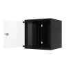 Sienas skapis EFB Elektronik WGB-1004TS.30 9U Melns