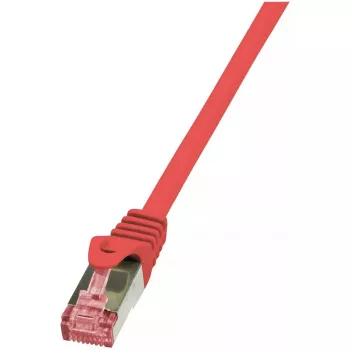 Tīkla kabelis LogiLink Cat.6 S/FTP RJ-45 0,5 m, sarkans