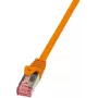 Tīkla kabelis LogiLink Cat.6 S/FTP RJ-45 1m Oranžs
