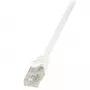 Tīkla kabelis LogiLink 2m RJ-45 Cat6 U/UTP Balts