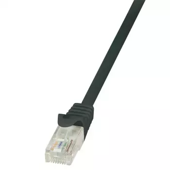 Tīkla kabelis LogiLink 3 m RJ45 Cat6 U/UTP melns