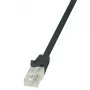 Tīkla kabelis LogiLink 3 m RJ45 Cat6 U/UTP melns