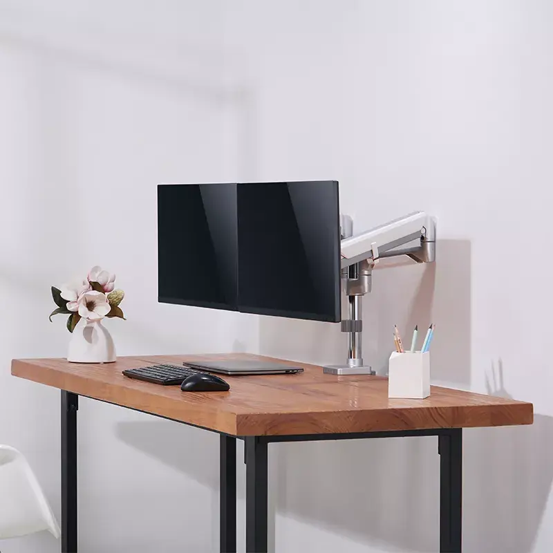 Monitoru stiprinājums LogiLink BP0089 32 collas Galda Sudraba