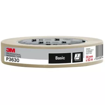 Maskēšanas lente 3M Scotch PRO 24 mm x 50 m bēša — krāsotāju maskēšanas lente, vidēja platuma