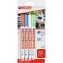 Marķieru komplekts Edding 4085/4B krīta marķieris 1–2 mm uzgalis, 4 gab. iepakojumā