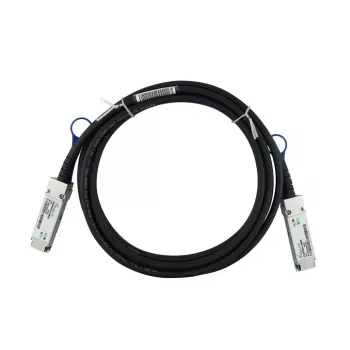 BlueOptics InfiniBand/fibre optic kabelis 3 m QSFP28 Melns