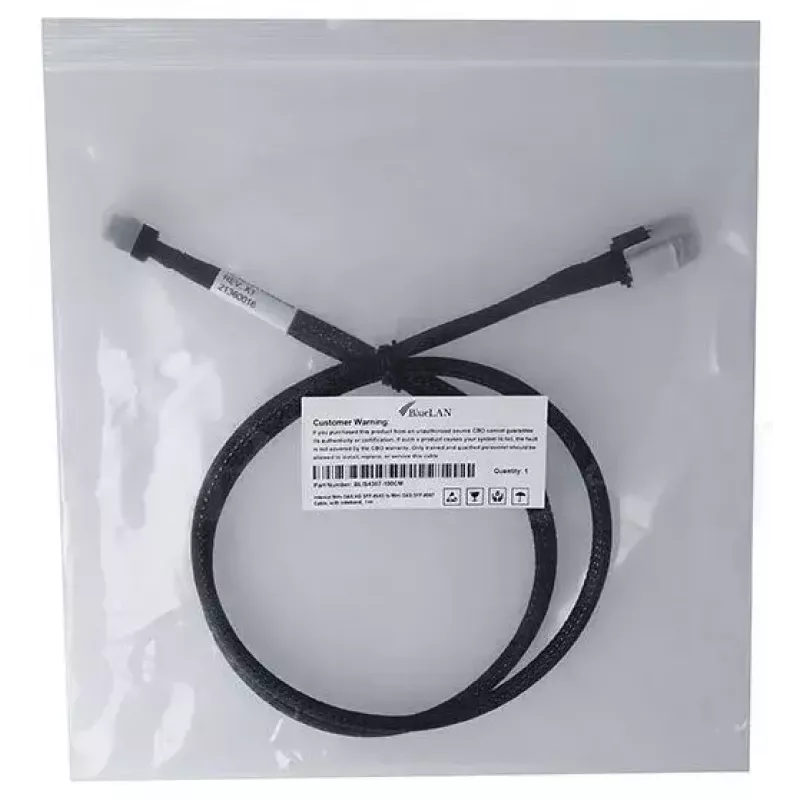SAS kabelis BlueOptics BLIS4387-50CM 0,5 m MiniSAS-HD MiniSAS 6 Gbit/s