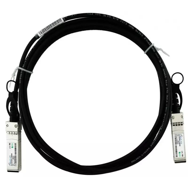 InfiniBand/optiskās šķiedras kabelis BlueOptics 81Y8296-BL 3 m SFP+ vīrišķais/vīrišķais