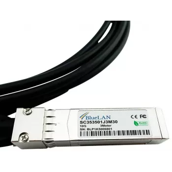 BlueOptics 00VX117-BL InfiniBand optiskais kabelis 5 m SFP+ Vīriešu Vīriešu