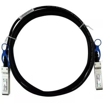 InfiniBand/optiskās šķiedras kabelis BlueOptics X66130-05-BL 0.5 m SFP28 Melns