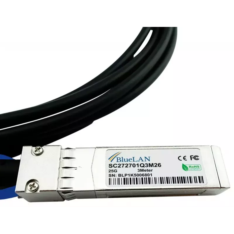 InfiniBand/optiskās šķiedras kabelis BlueOptics X66240A-1-BL 1 m SFP28