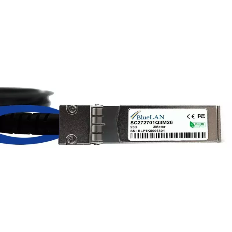BlueOptics ET7302-DAC-2M-BL InfiniBand optiskās šķiedras kabelis 2m SFP28