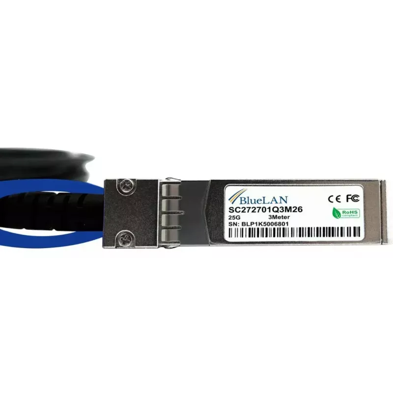 InfiniBand/fibre optic kabelis BlueOptics X66130-5-BL 5 m SFP28