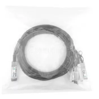 InfiniBand/optiskās šķiedras kabelis BlueOptics SFPPQSFP28-05-BL 5 m QSFP 4xSFP+