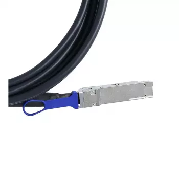 InfiniBand/optiskās šķiedras kabelis BlueOptics QDD-400G-DAC-1M-BL 1m QSFP-DD vīr./vīr.