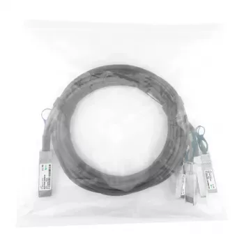 BlueOptics InfiniBand/optisko šķiedru atzarošanas kabelis QSFP56 uz 4xSFP56 1 m Melns