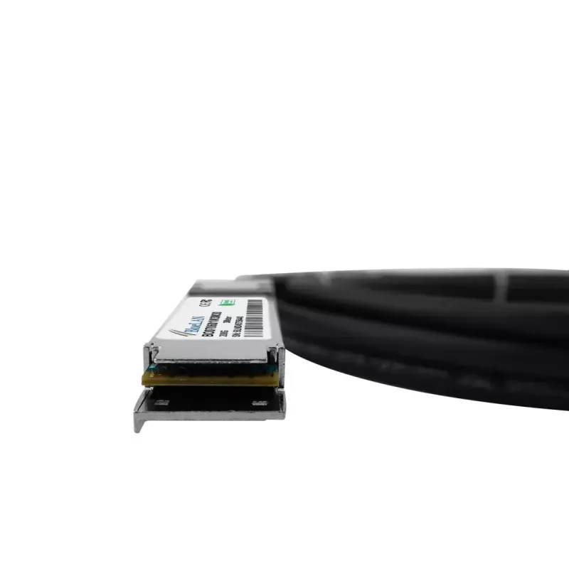 BlueOptics InfiniBand/optisko šķiedru atzarošanas kabelis QSFP56 uz 4xSFP56 1 m Melns