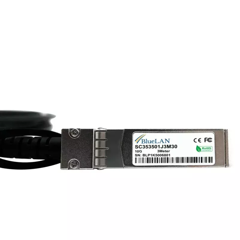 BlueOptics 4WM8D-BL InfiniBand optiskās šķiedras kabelis 3 m SFP+