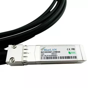 BlueOptics 10G-SFP-TWX-0501-BL InfiniBand optiskās šķiedras kabelis 5 m SFP+ vīr./vīr.