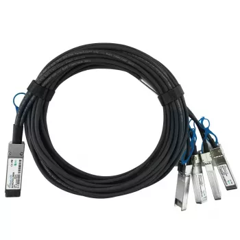 Tīkla kabelis BlueOptics 4Z57A85044-BL QSFP28 4x SFP28 InfiniBand 2m Melns