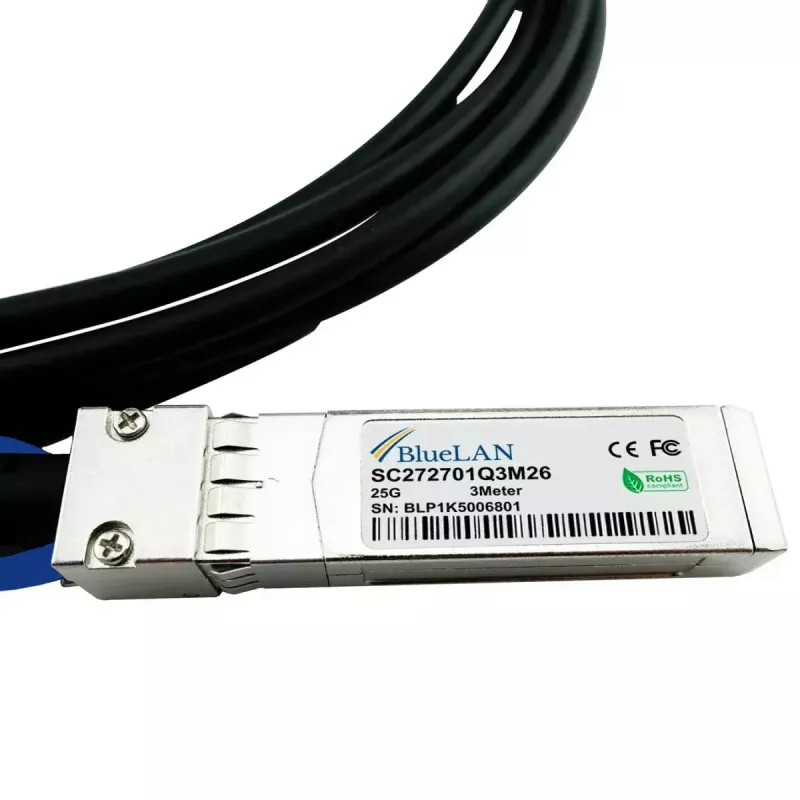 DAC kabelis BlueOptics SFP28-DAC-3M-BL 3 m SFP28 savienotājs