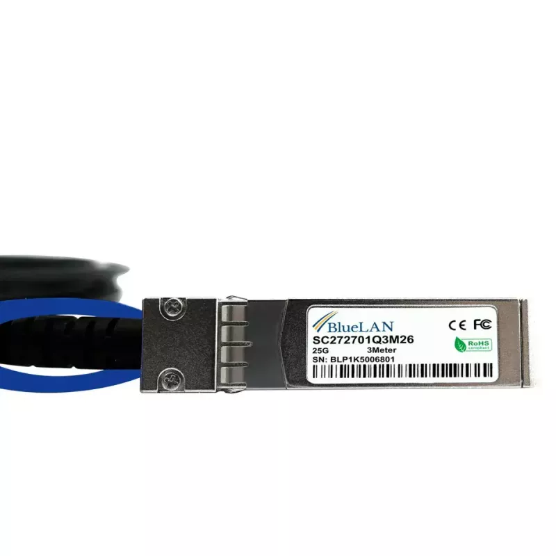 DAC kabelis BlueOptics SFP28-DAC-3M-BL 3 m SFP28 savienotājs