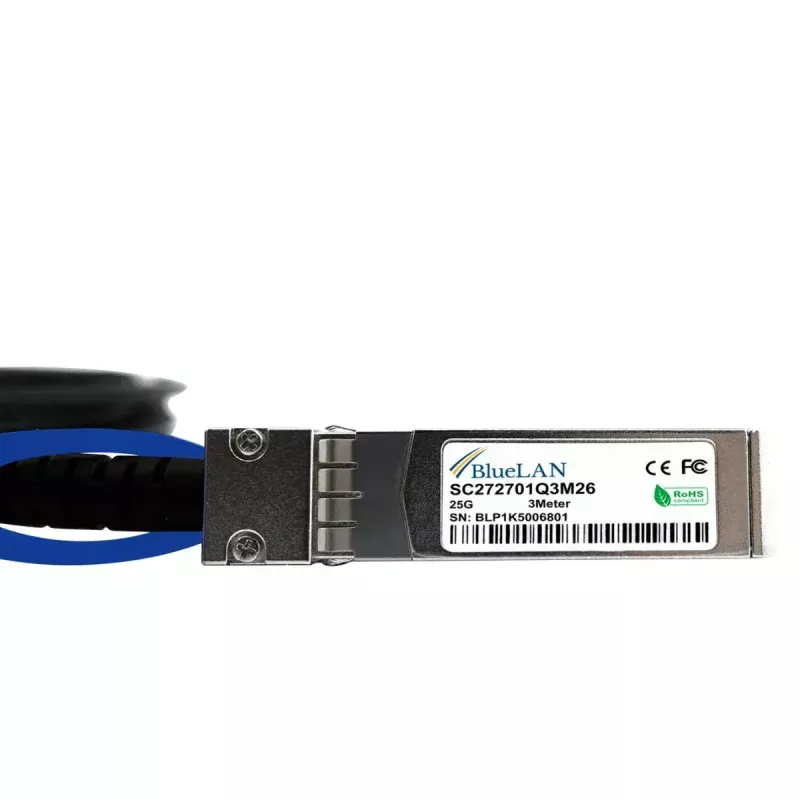 SFP28 DAC kabelis BlueOptics SFP28-DAC-5M-BL 5 m, vīr./vīr.