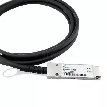 BlueOptics 40G-DACP-QSFP50CM-BL InfiniBand optiskās šķiedras kabelis 0,5 m QSFP melns