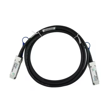DAC kabelis BlueOptics FN-CABLE-QSFP28-3-BL QSFP28 QSFP28 InfiniBand 3 m melns