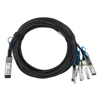 DAC kabelis BlueOptics MCP7F00-A002R-BL 2m QSFP28 uz 4x SFP28