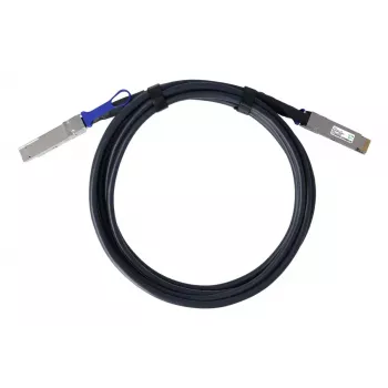 DAC kabelis BlueOptics PAN-QSFPDD-DAC-1M-BL QSFP-DD InfiniBand 1m Melns
