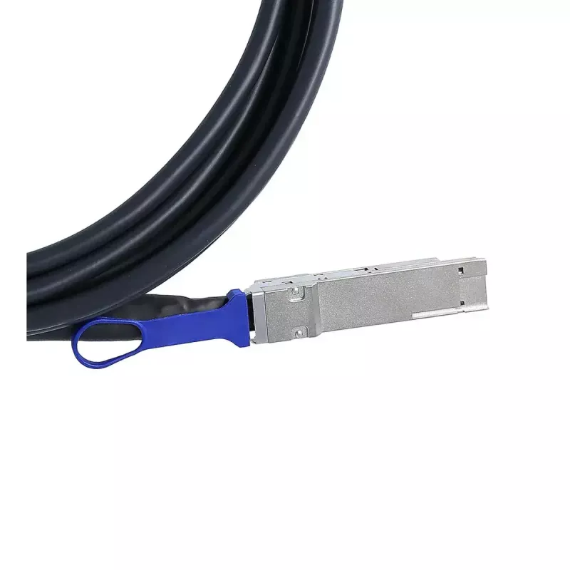 DAC kabelis BlueOptics PAN-QSFPDD-DAC-2M-BL QSFP-DD InfiniBand 2m Melns